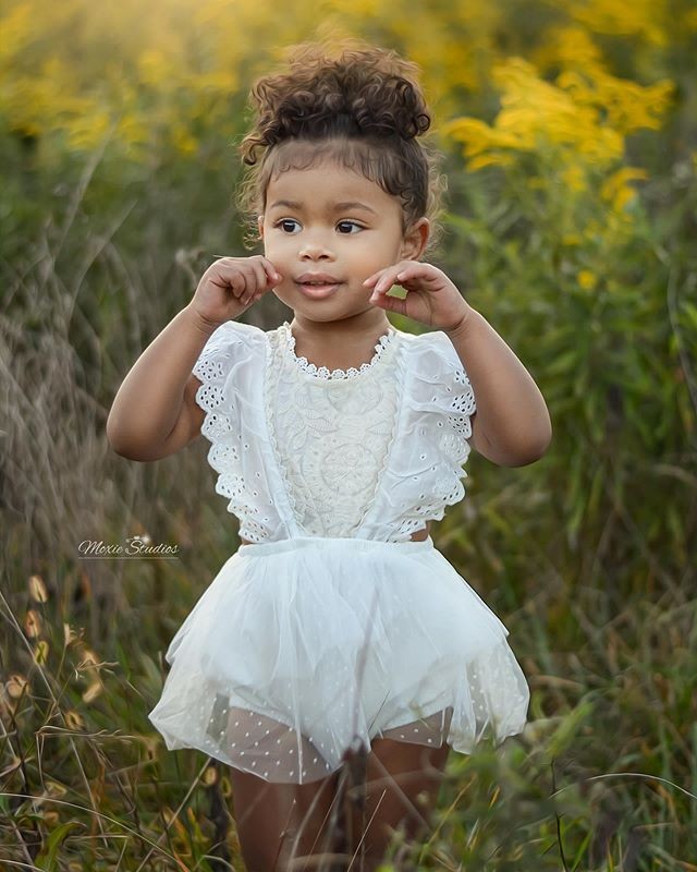 White Lace Romper Dress with Ruffled Detail #1000668