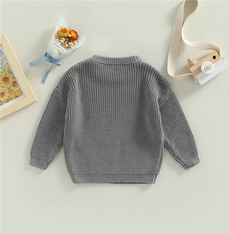 Gray Luxury Sweater Gender Neutral #10020029