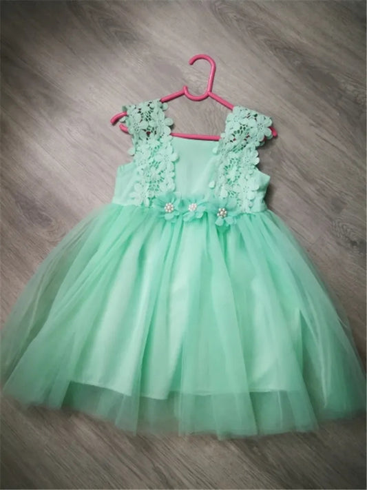 Mint Floral Dress #1000392