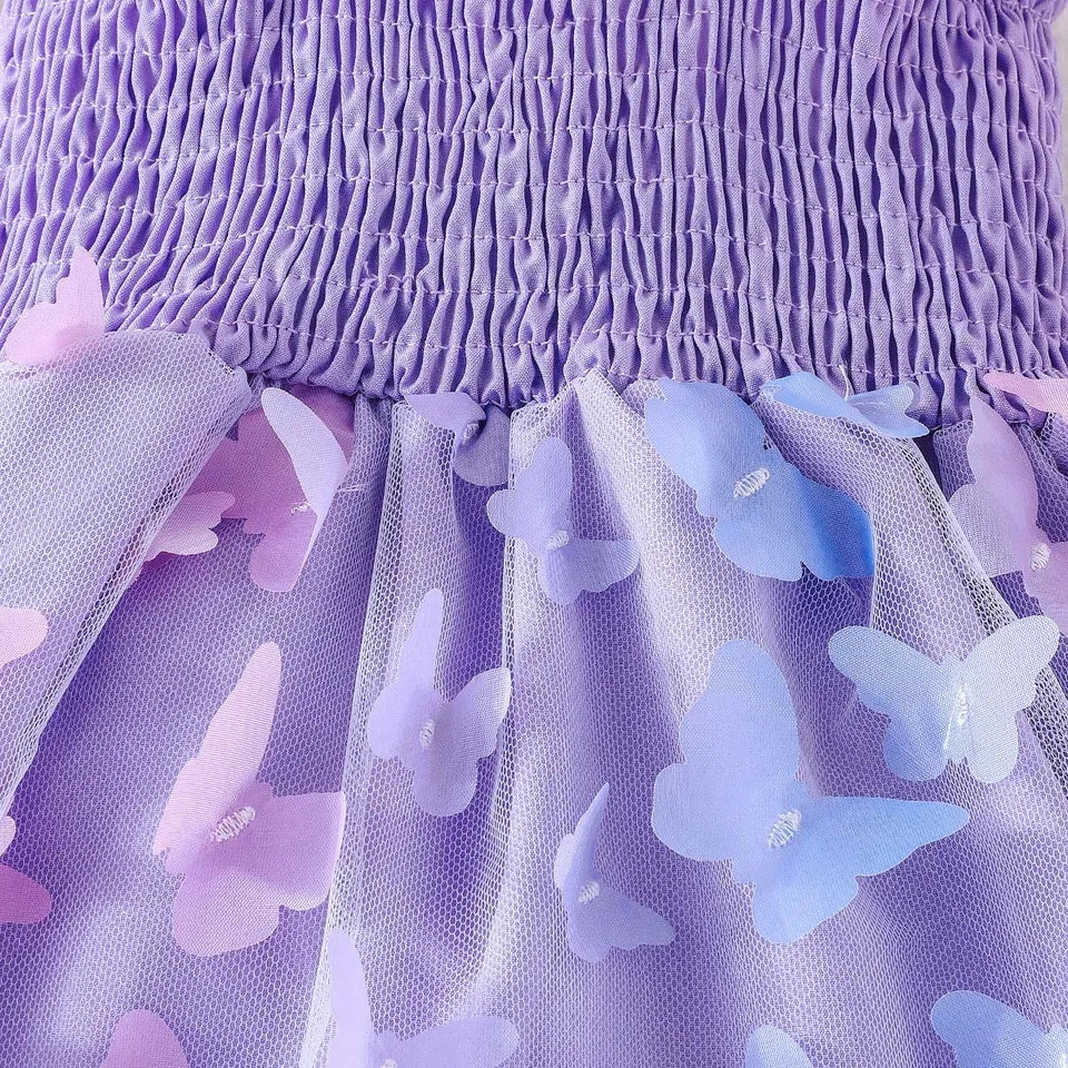 Purple Butterfly Dress #1000252