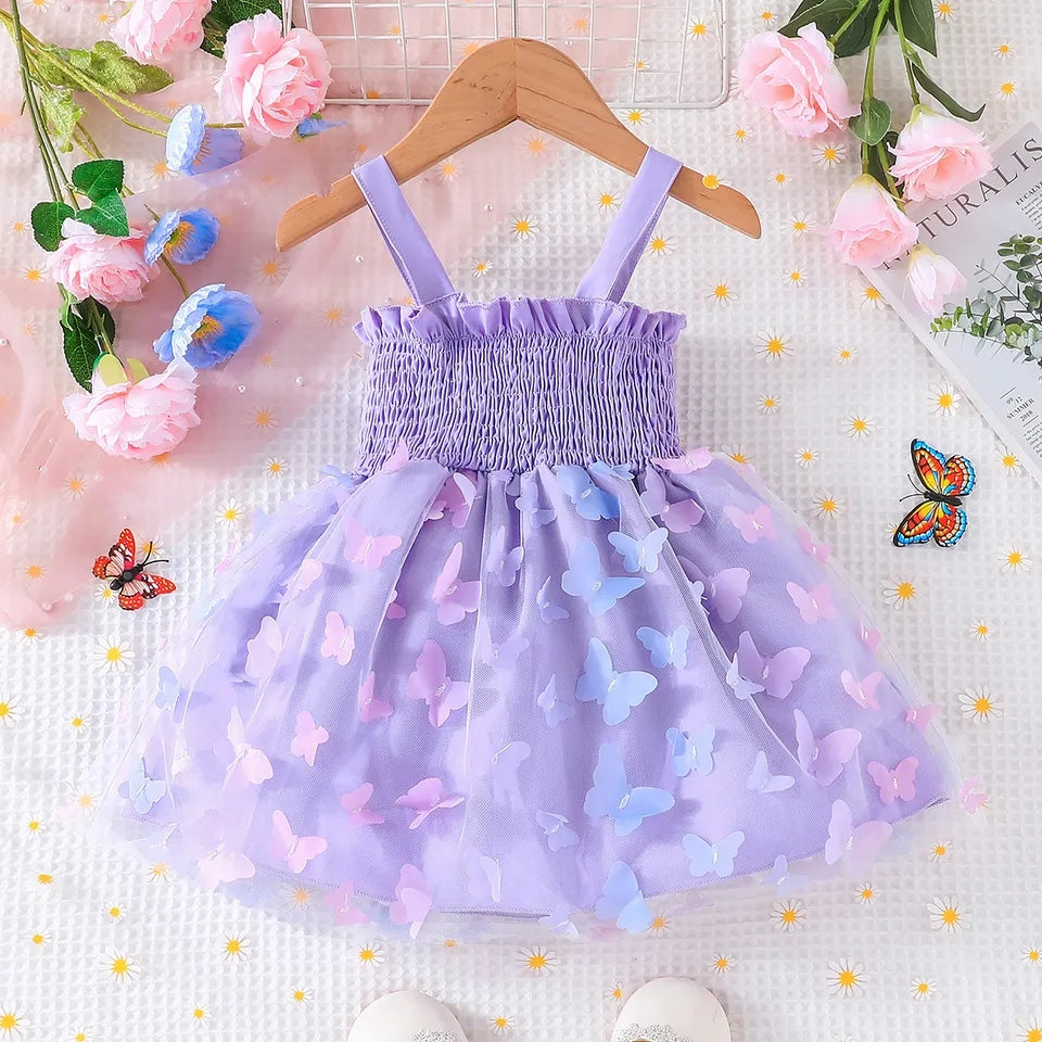 Purple Butterfly Dress #1000252