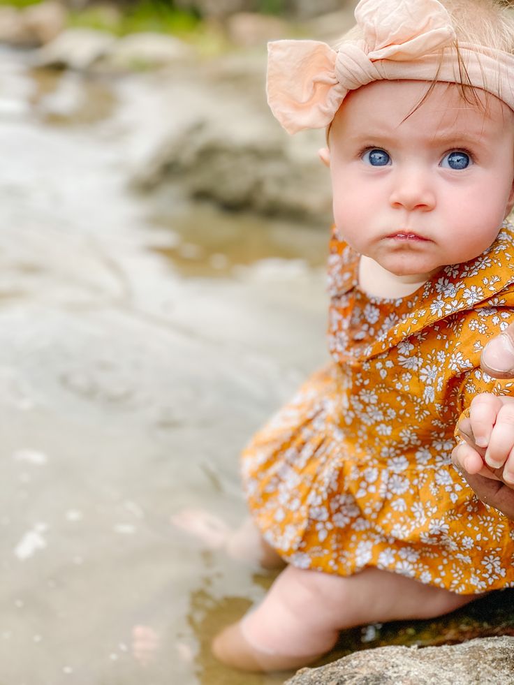 Mustard Floral Balloon Romper #100037