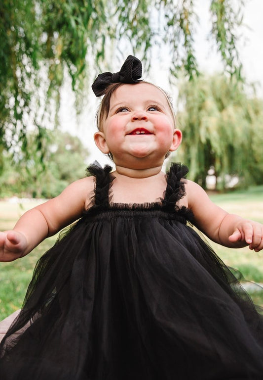 Black Tulle Dress #1000165