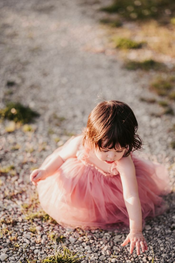 Dusty Pink Tulle Dress #1000951