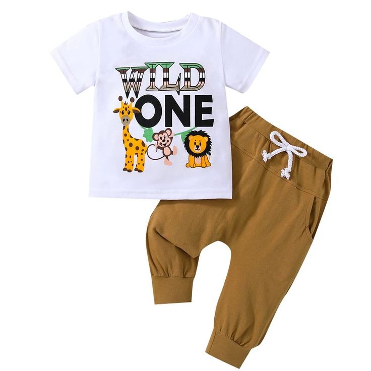 Two Wild T-shirts and Pants  #200019