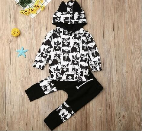 Pug Hooded Tracksuit and Matching Pants #200015