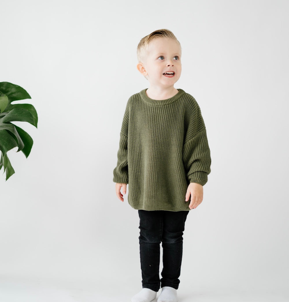 Olive Luxury Sweater Gender Neutral #10020028