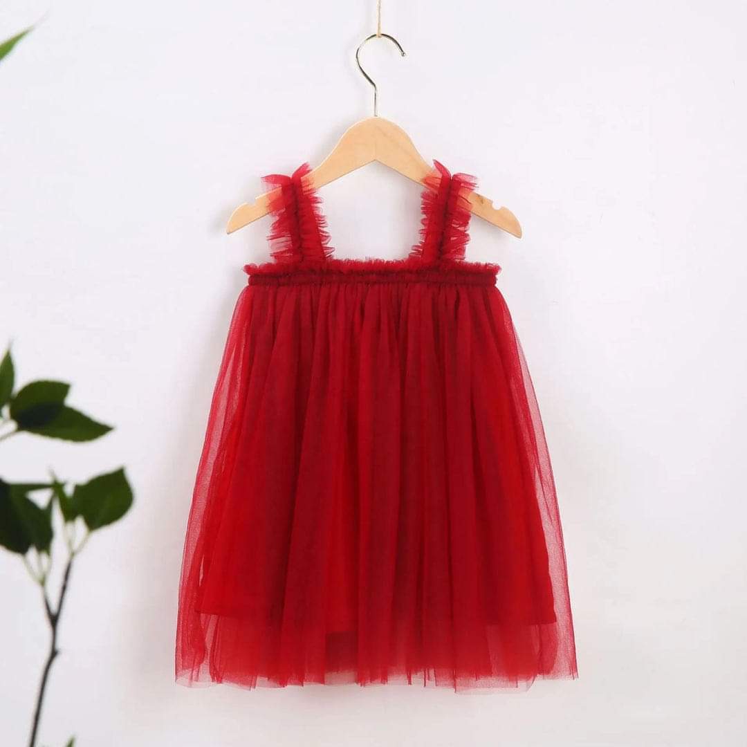 Red Tulle Dress #1000462