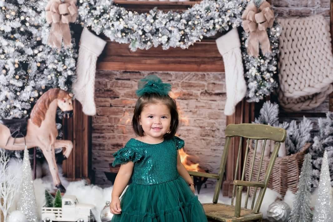 Forest Green Special Occasions Dress and Headband #1000996