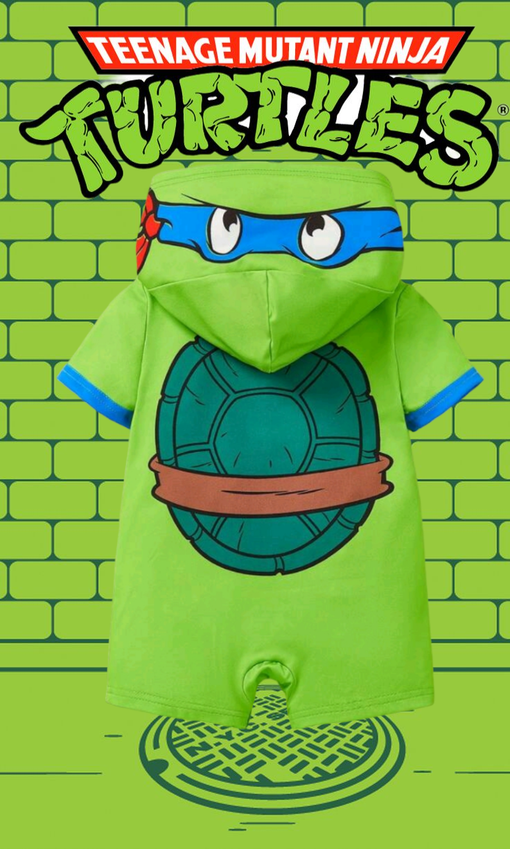 Ninja Turtles Hooded Romper #2000175