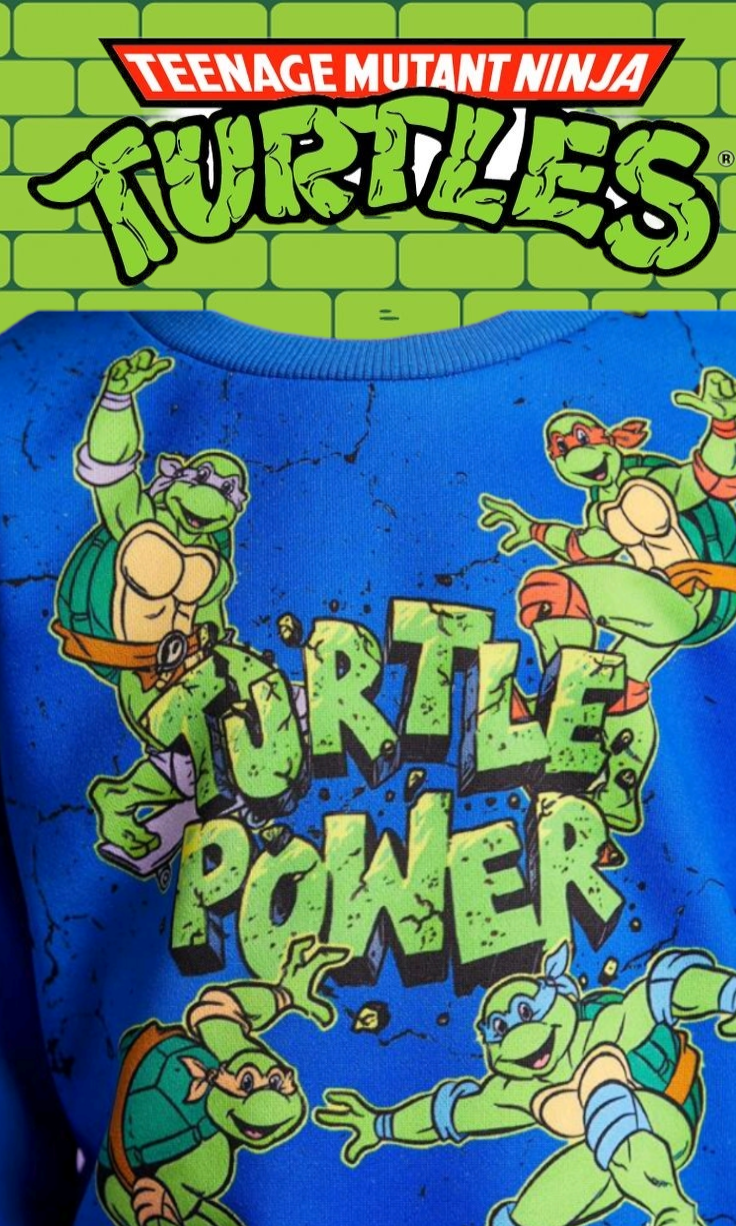 Ninja Turtles Long Sleeve Crewnek Top #2000177