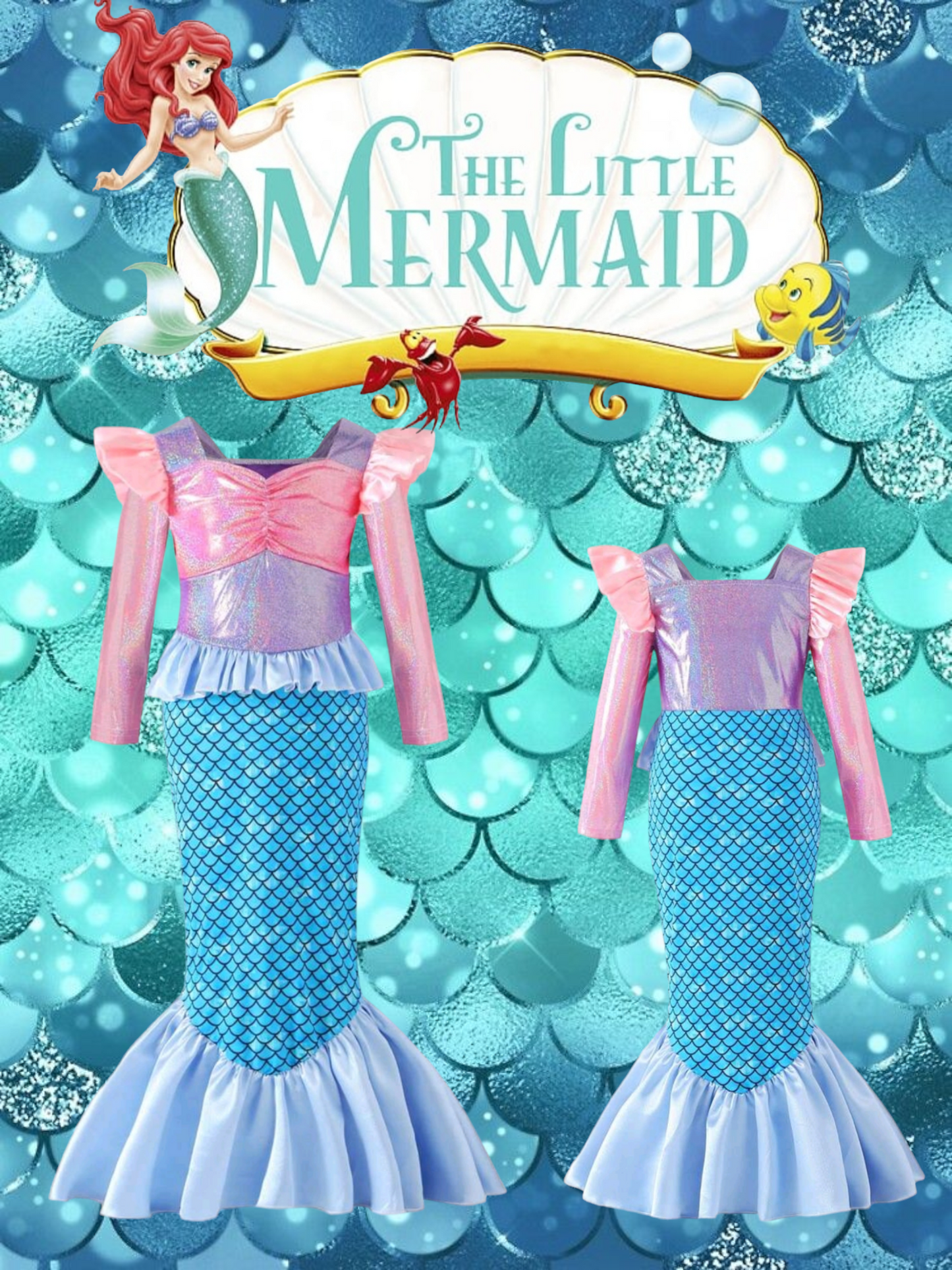 Little Mermaid Costume #1000148