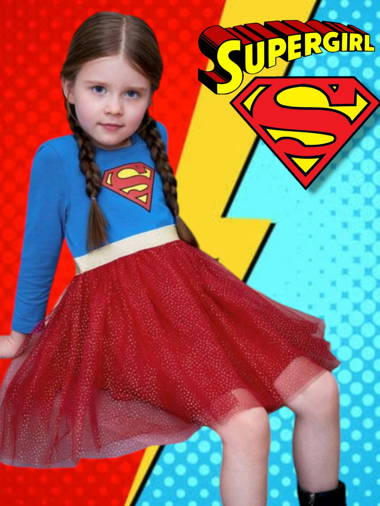 Super Girl Dress #1000553