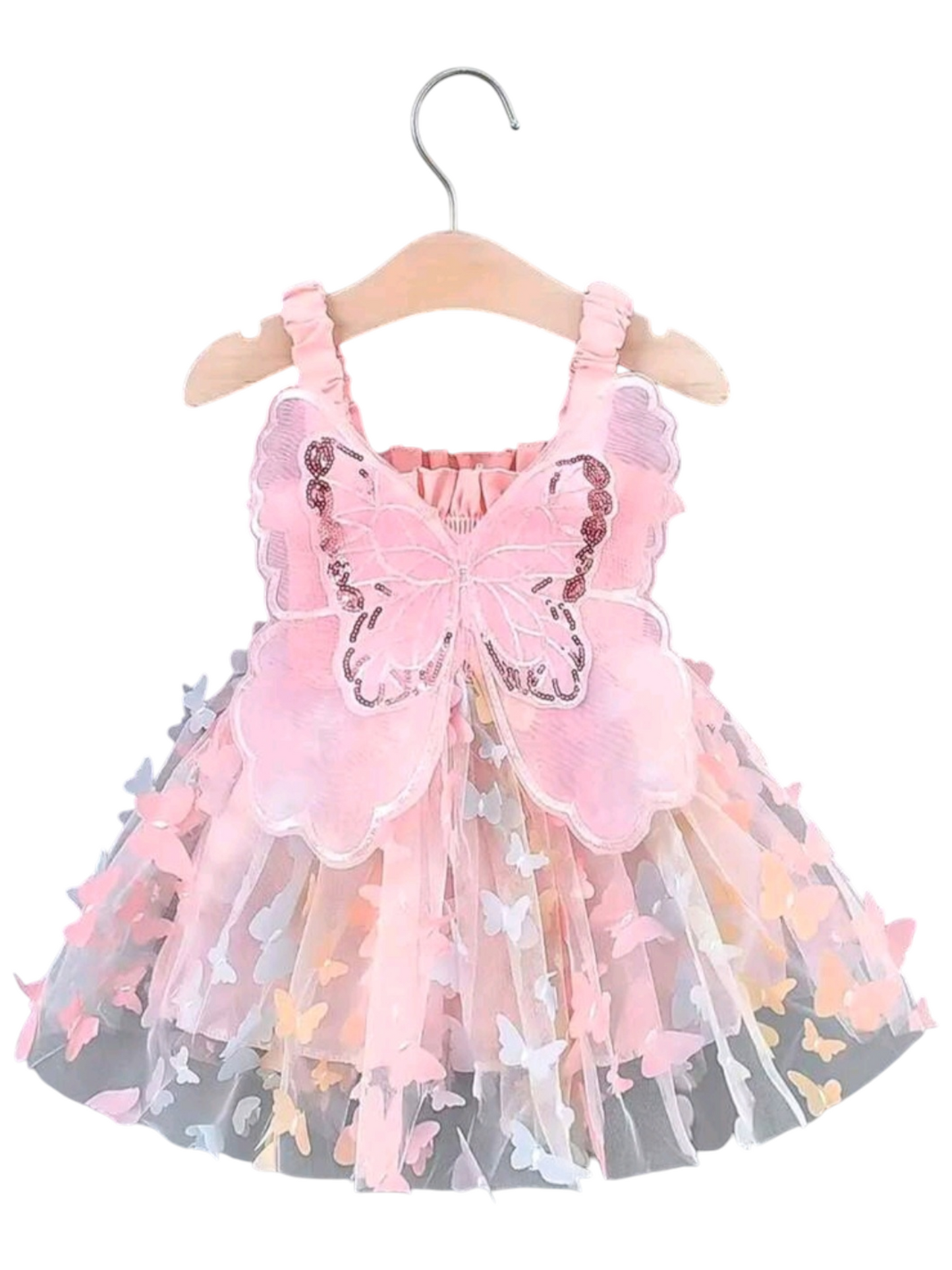 Rainbow Butterfly Mush Dress "Cutie" #1000749