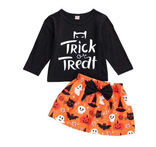 Trick Or Treat Top and Skirt #100092