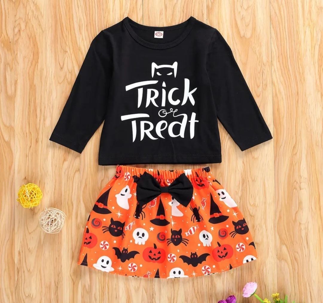 Trick Or Treat Top and Skirt #100092