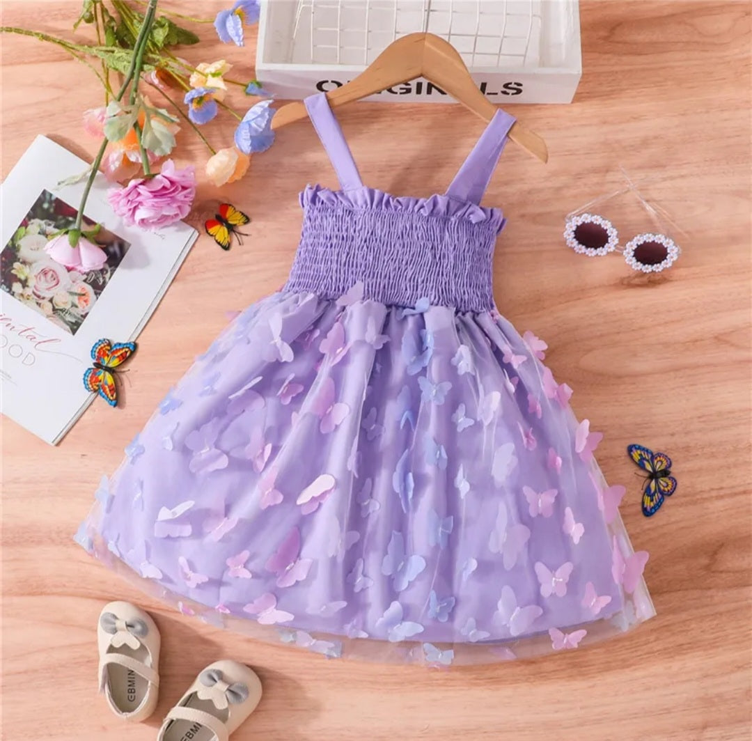 Purple Butterfly Dress #1000252