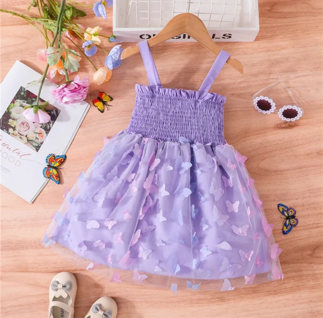 Purple Butterfly Dress #1000252