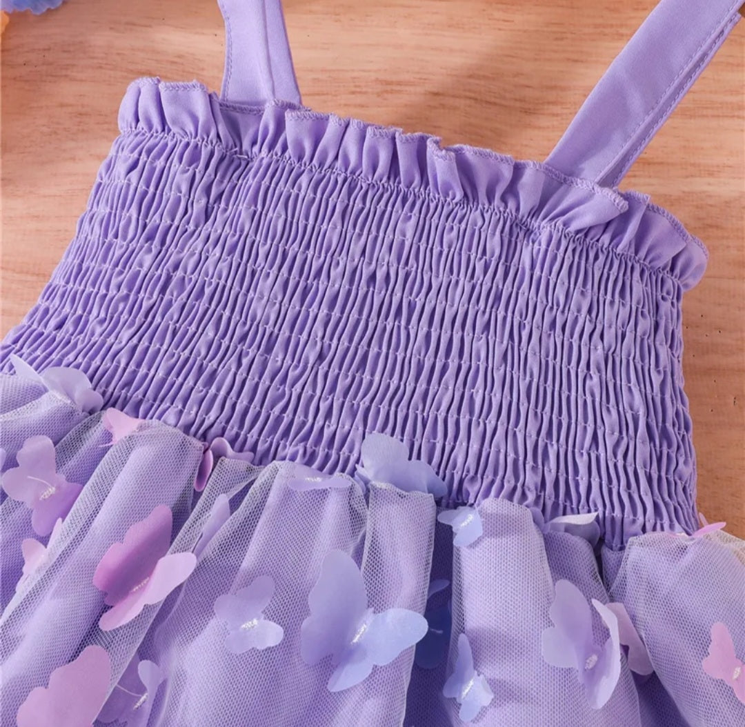 Purple Butterfly Dress #1000252