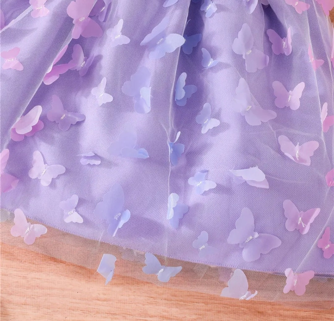 Purple Butterfly Dress #1000252