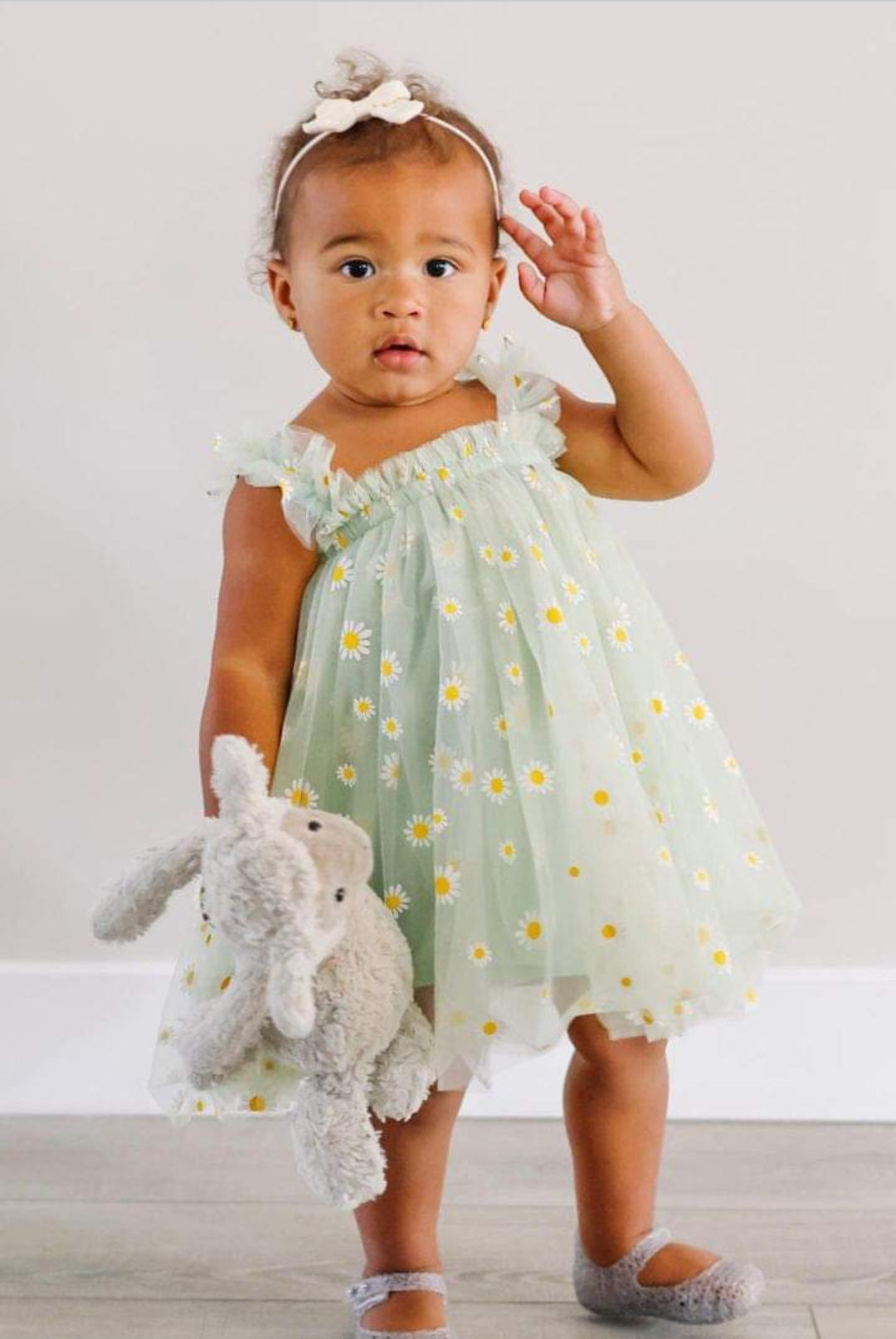 Green Daisy Dress #1000282