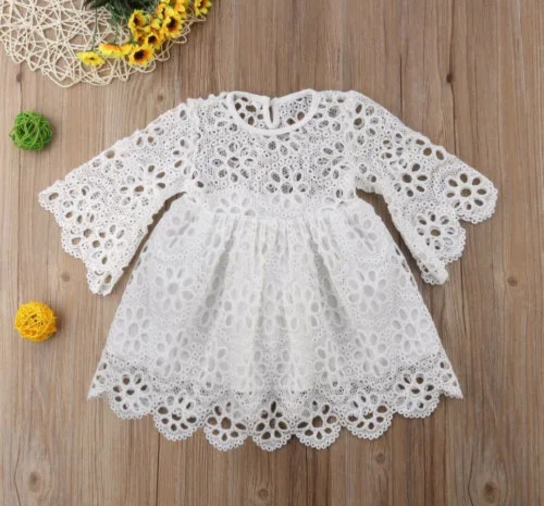 Lace Dress White #1001053