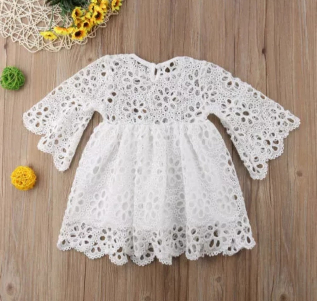 Lace Dress White #1001053