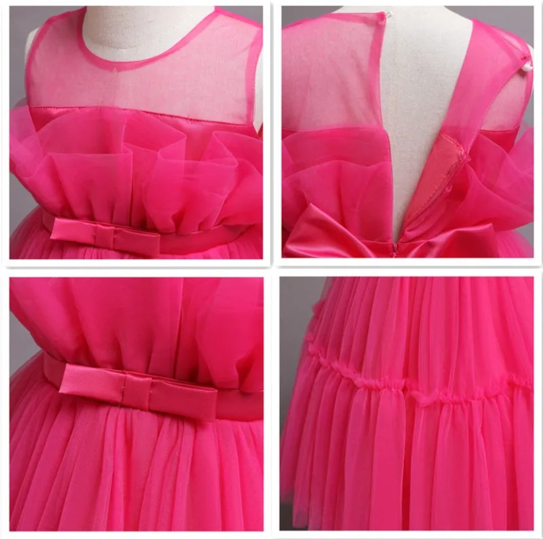 Cerise Pink Special Occasion Dress  #1000841