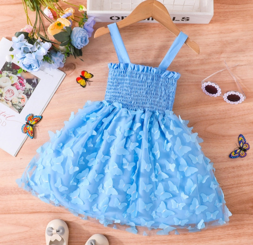 Blue Butterfly Dress #1000116