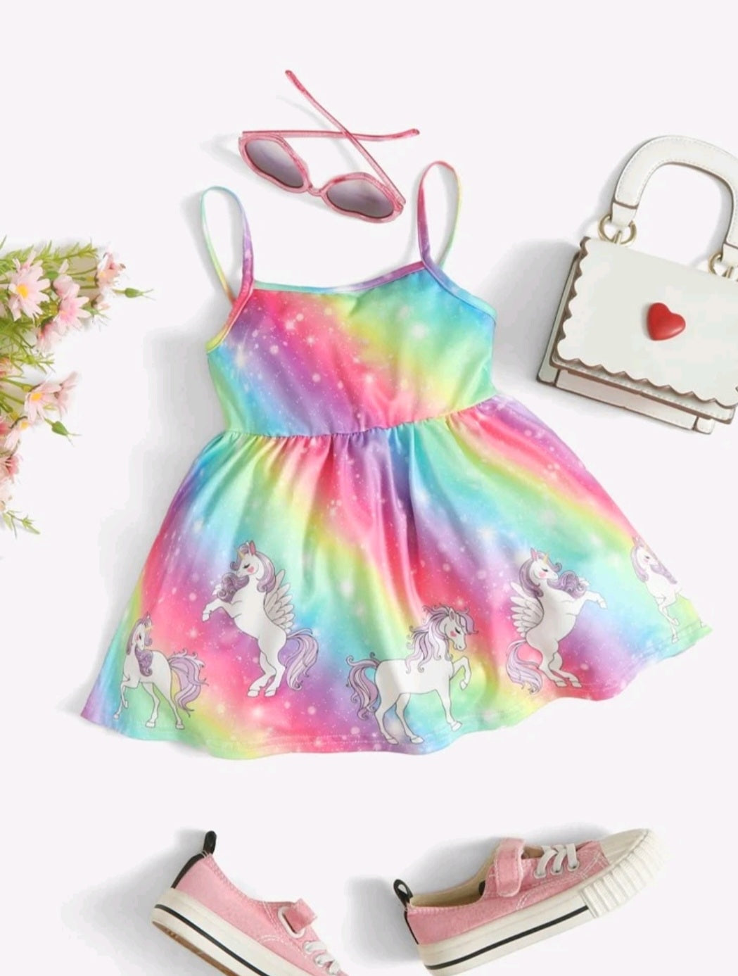 Rainbow Unicorn Dress #1001