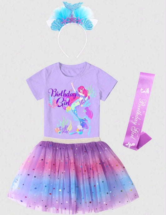 4PSC Happy Birthday Outfit  Mermaid #1000221