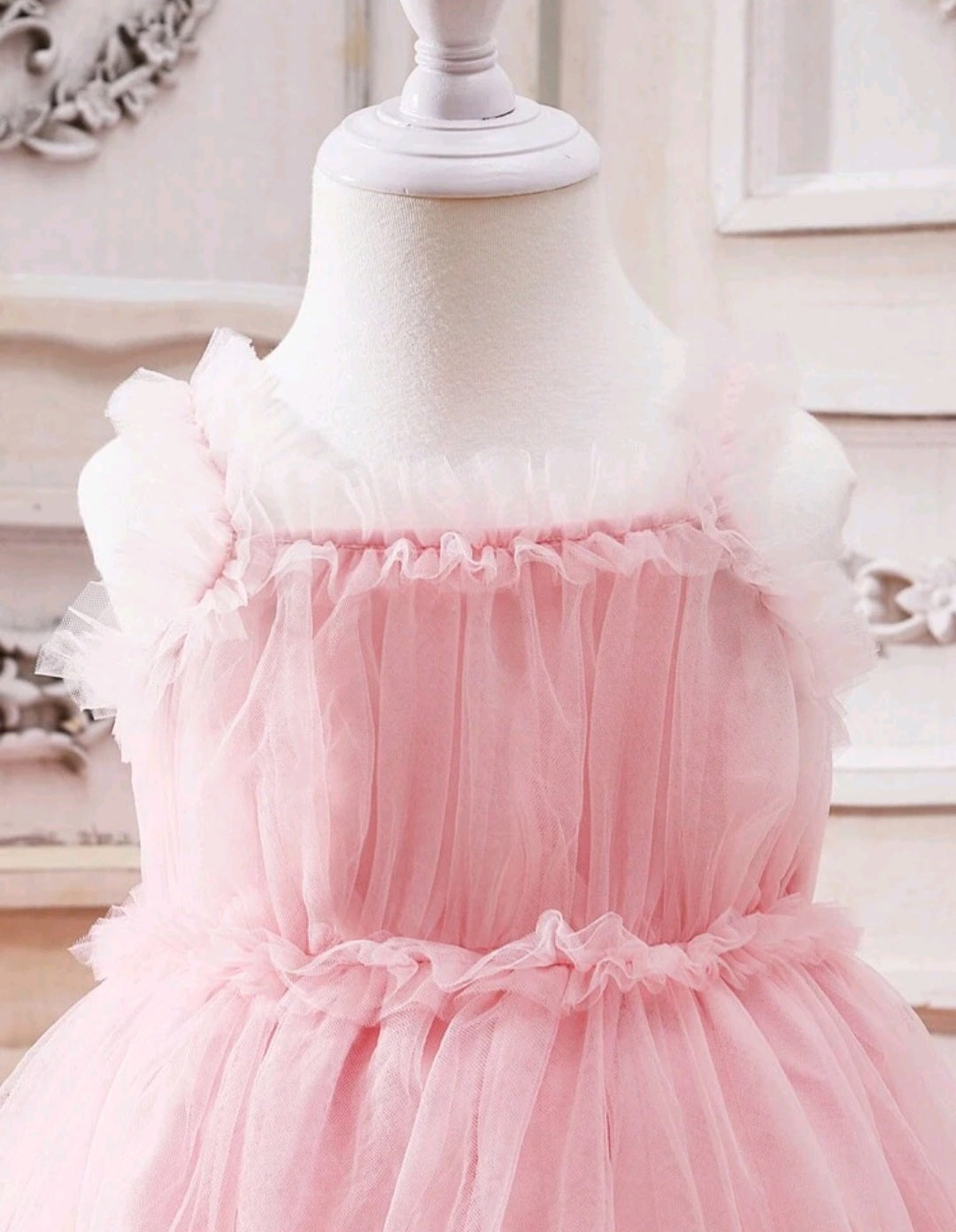 Pink Ruffle Dress #1000501