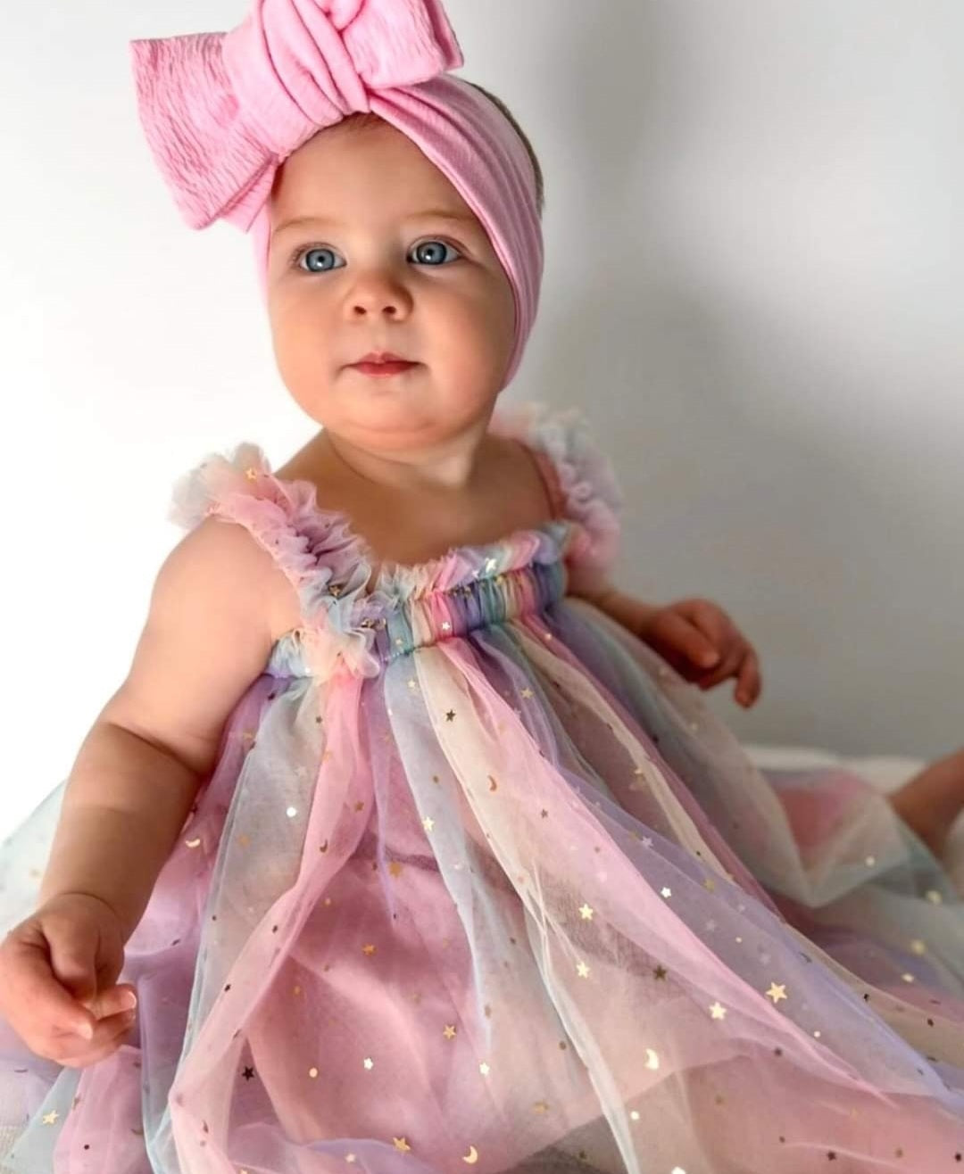 Rainbows and Stars Tulle Dress #1000415