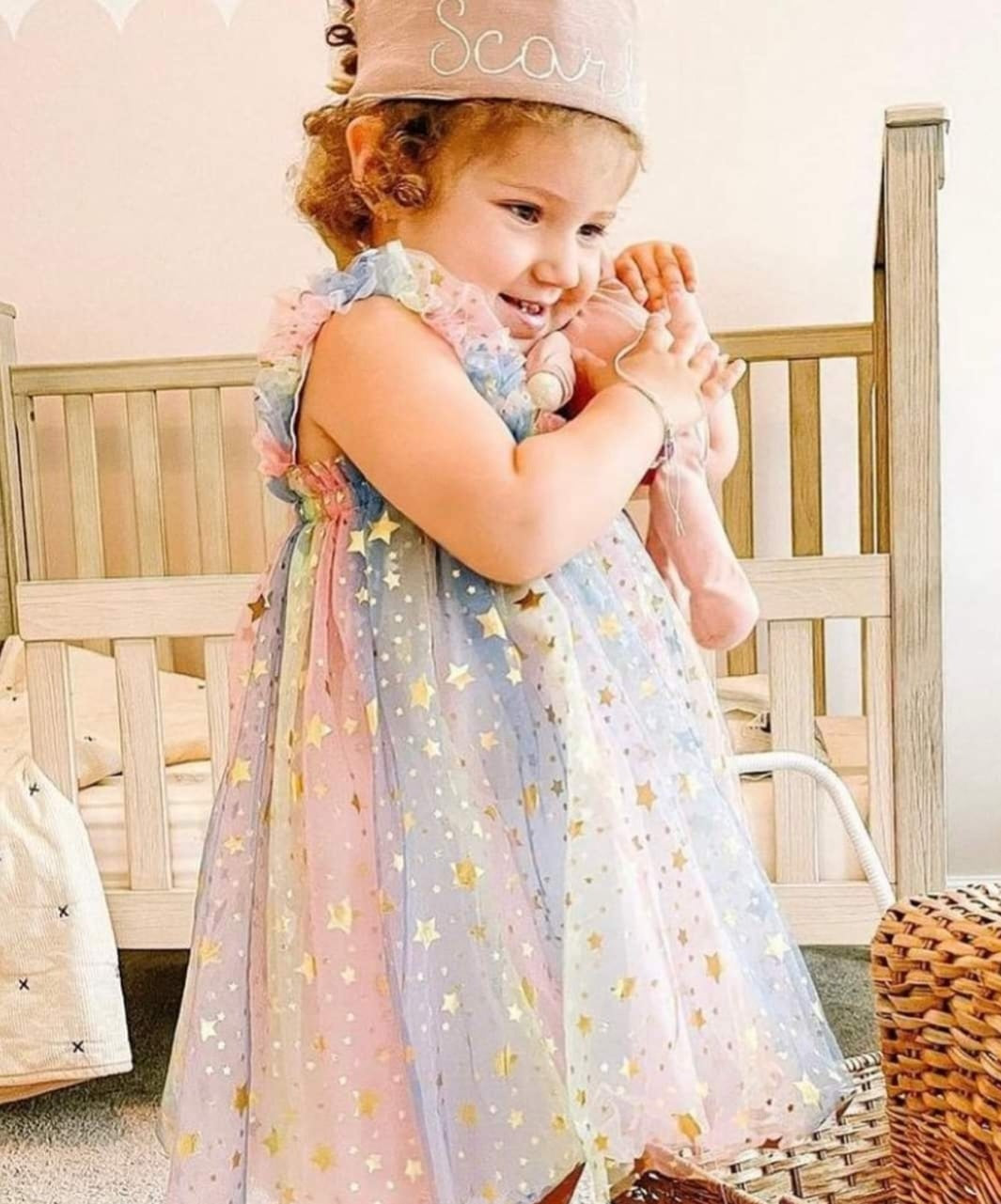 Rainbows and Stars Tulle Dress #1000415