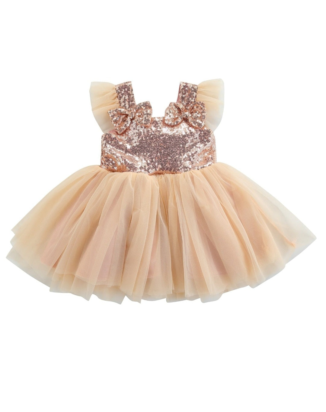 Rose Gold Sequins Special Occasions Dress #1001033