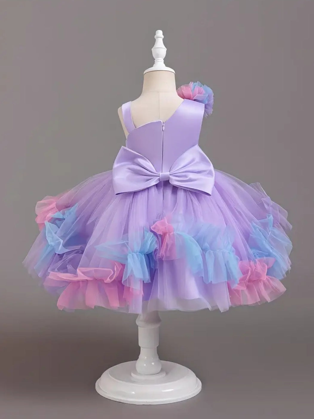 Purple Ruffle Special Occasions Ball Gown #1000796