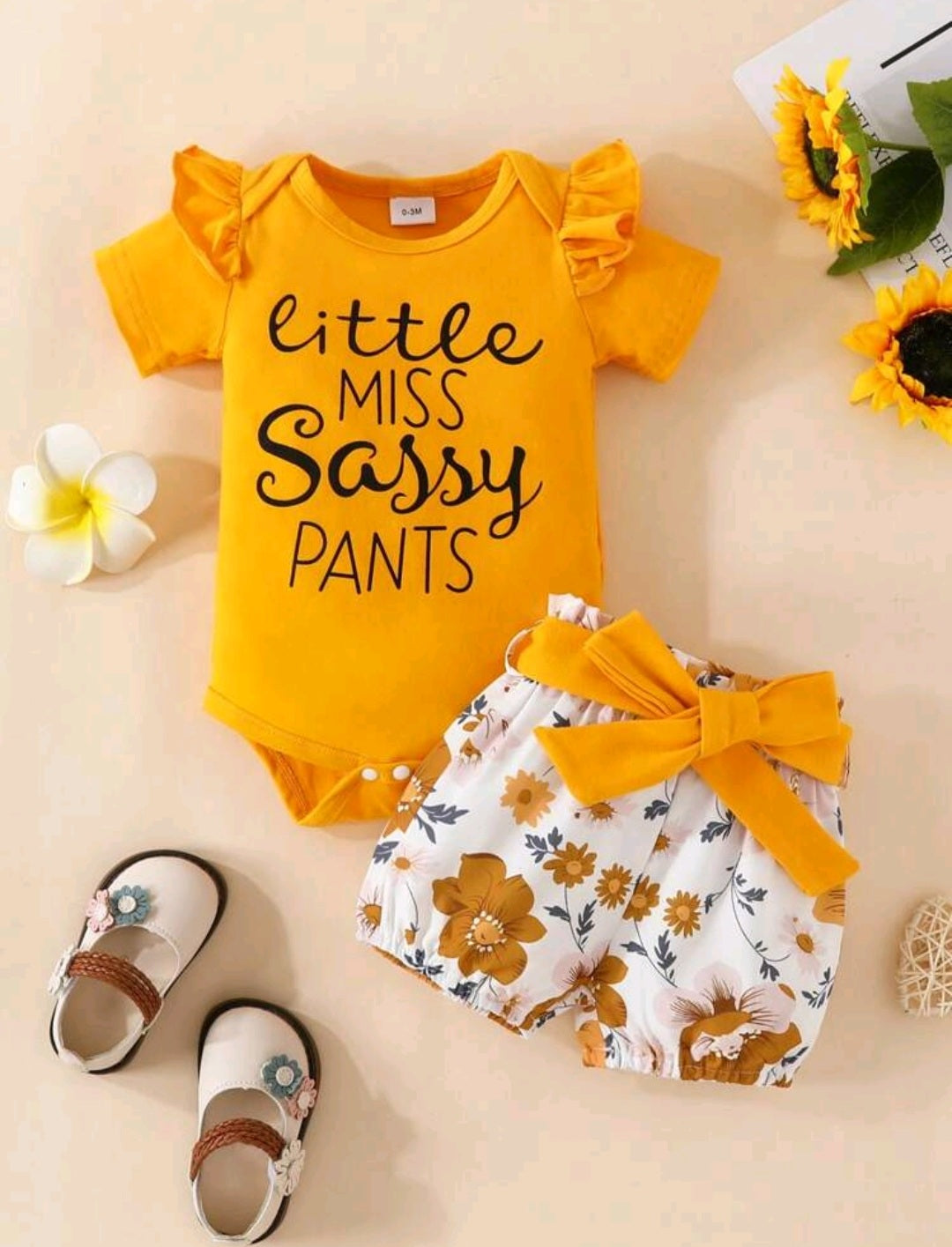 Little Miss Sassy Pants 2PCS #1000693