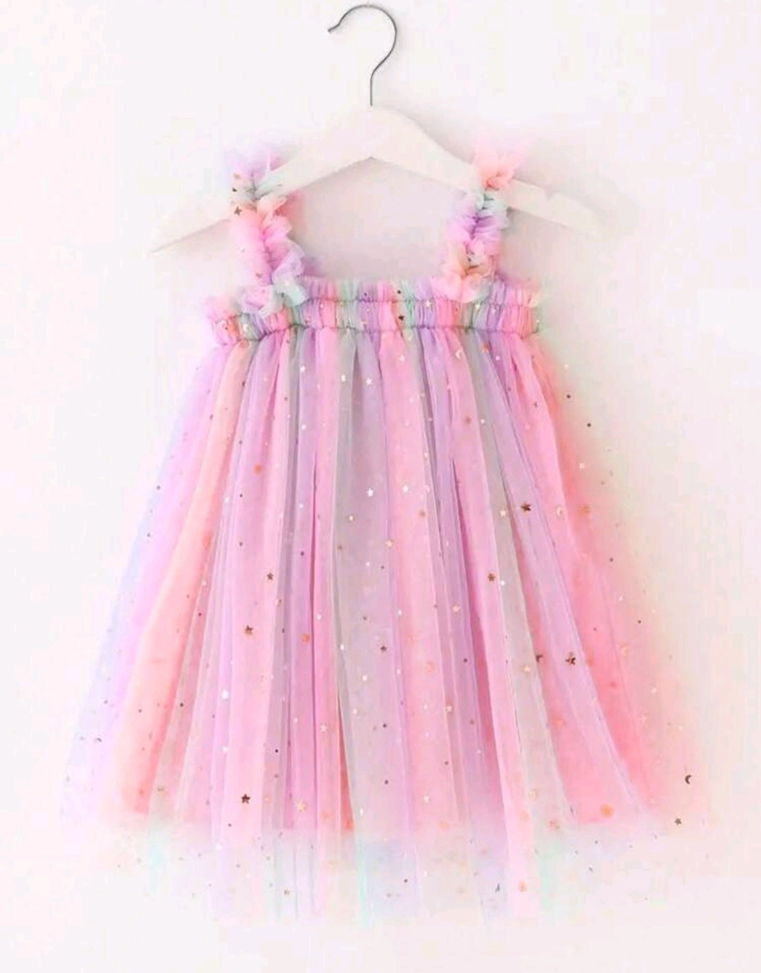 Rainbow Star Tulle Dress #1000789