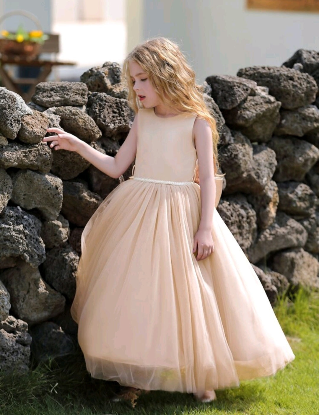 Champagne Formal Ball Gown #1000994