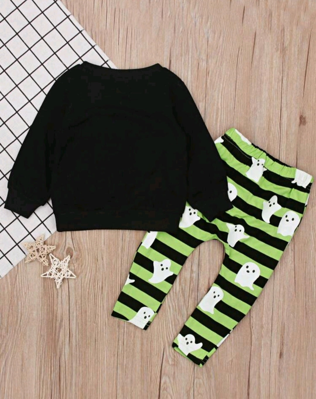 Ghost Black and Green 2PSC Outfit  #2000170