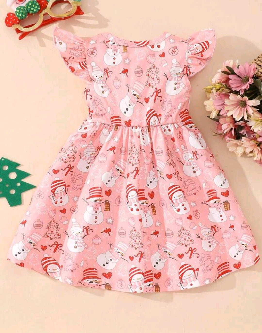 Pink Christmas Dress #1000995