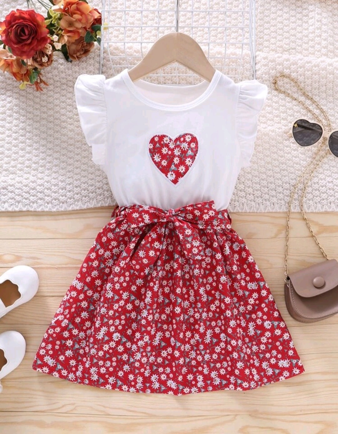 Floral Heart Dress  #1001047