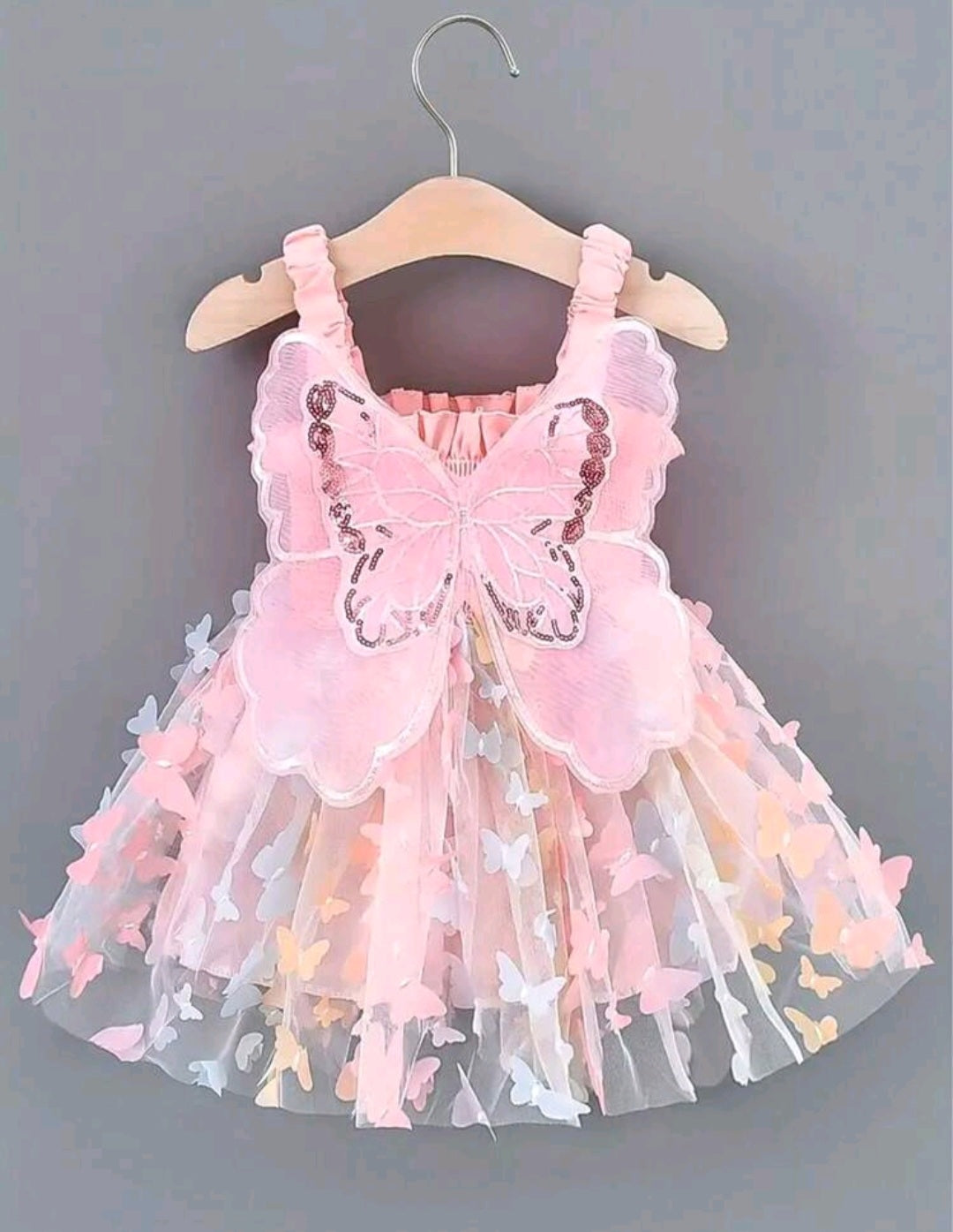 Rainbow Butterfly Mush Dress "Cutie" #1000749