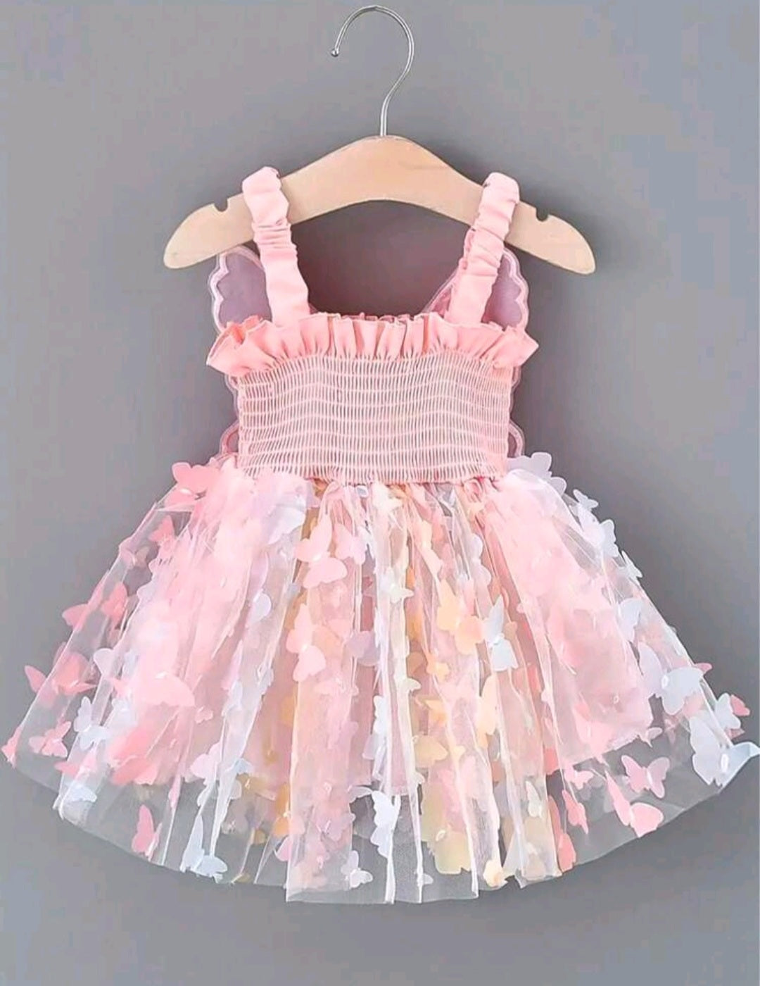 Rainbow Butterfly Mush Dress "Cutie" #1000749