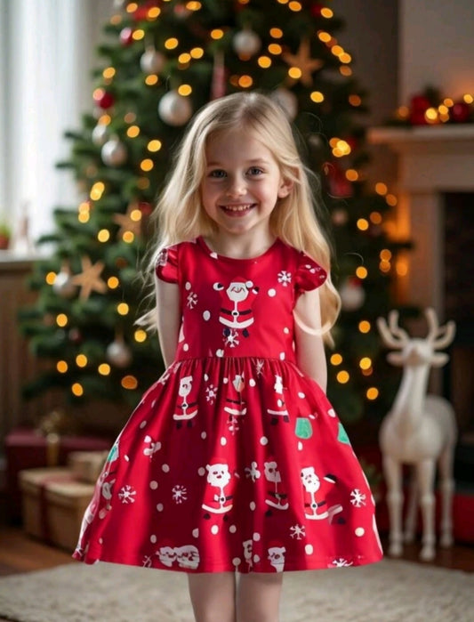 Christmas Dress Maroon #1000642