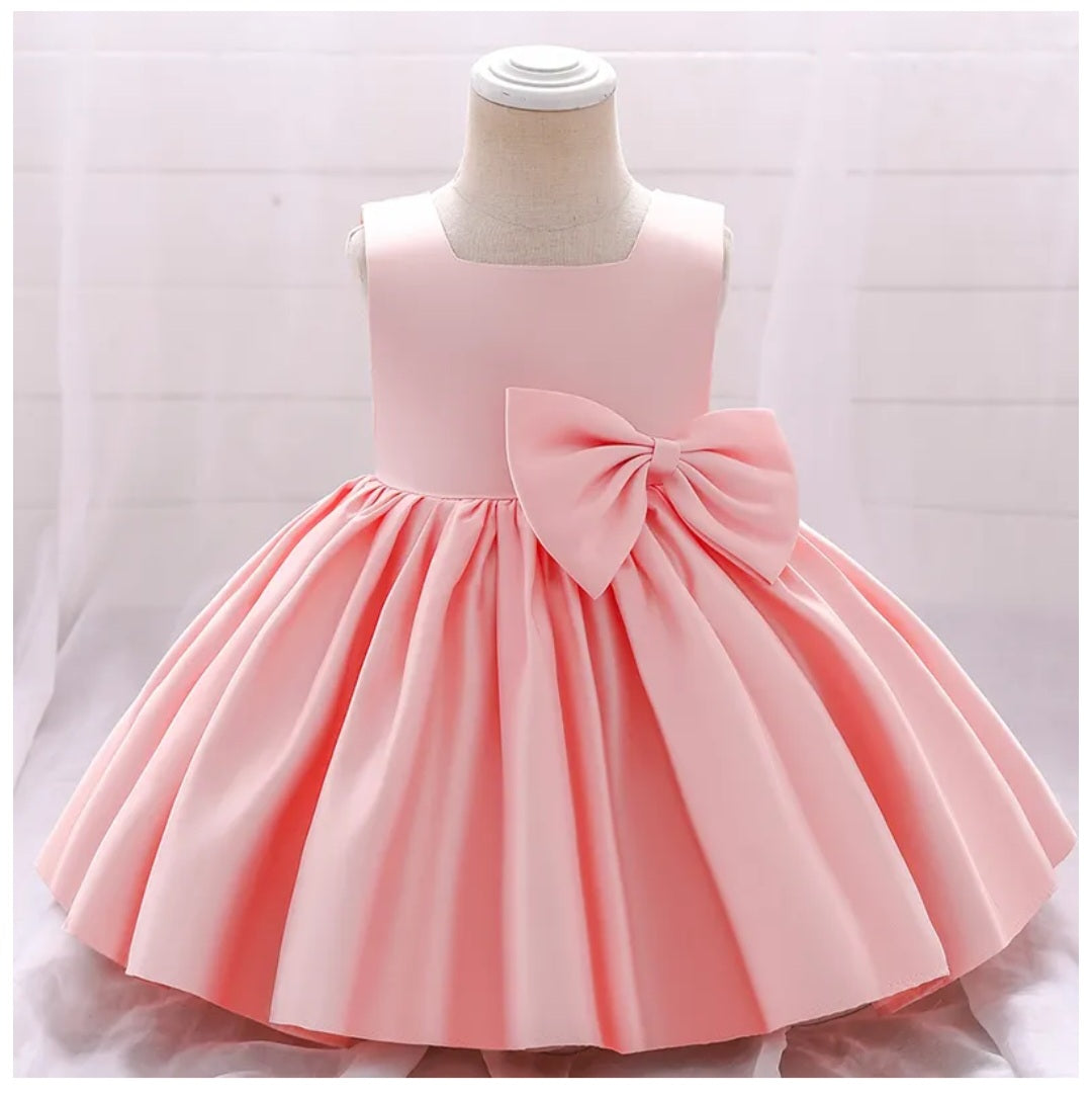 Pink Special Occasions Dress with Big Bow (Clip on) #1001147