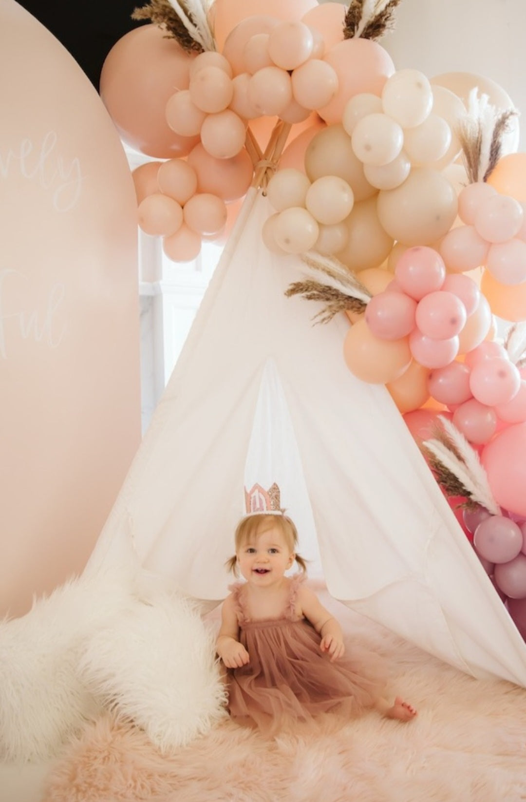 Dusty Pink Tulle Dress #1000951