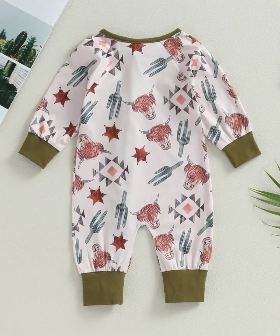 Ranch Life Romper with Side Zipper #2000353