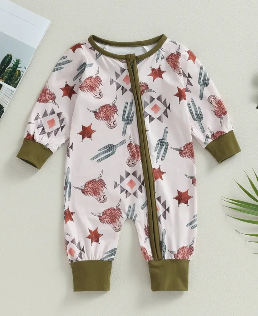 Ranch Life Romper with Side Zipper #2000353