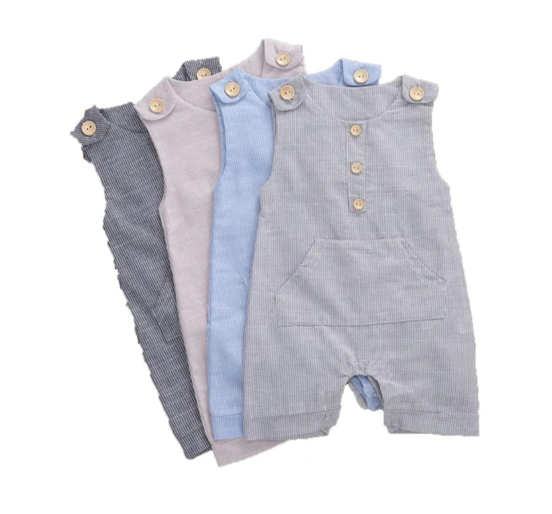 Casual Wear Boys Gray Jumpsuit #200088